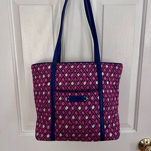 Vera Bradley Katalina Pink Diamonds Zip Tote